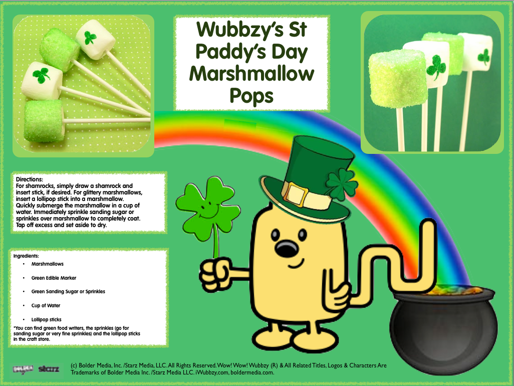 Wubbzy's St. Patrick's Day Pops